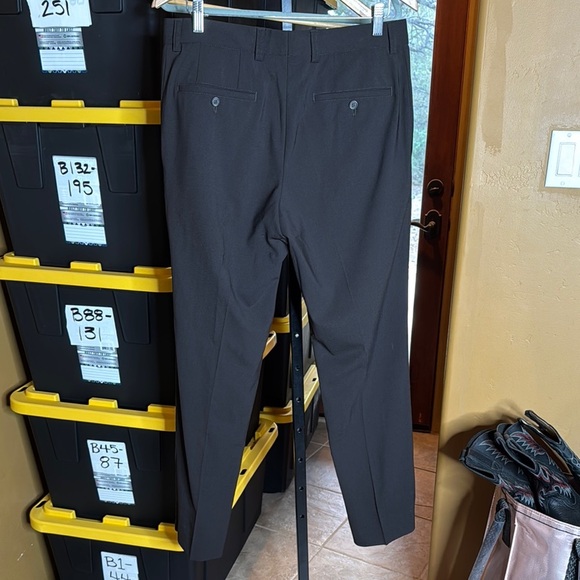 Boss Hugo Boss Dark Chocolate Brown Wool Blend Dress Pants Size 32 x 32 - Picture 2 of 6